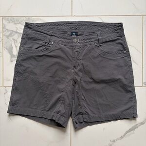 Kuhl Splash Shorts 5.5” Grey Womens Size 10 Hiking Outdoors Gorp Core